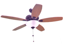 HOMEnhancements 18917 - 52" Bronze Ceiling Fan 