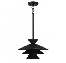 Savoy House Meridian M70096MBK - 1-Light Pendant in Matte Black