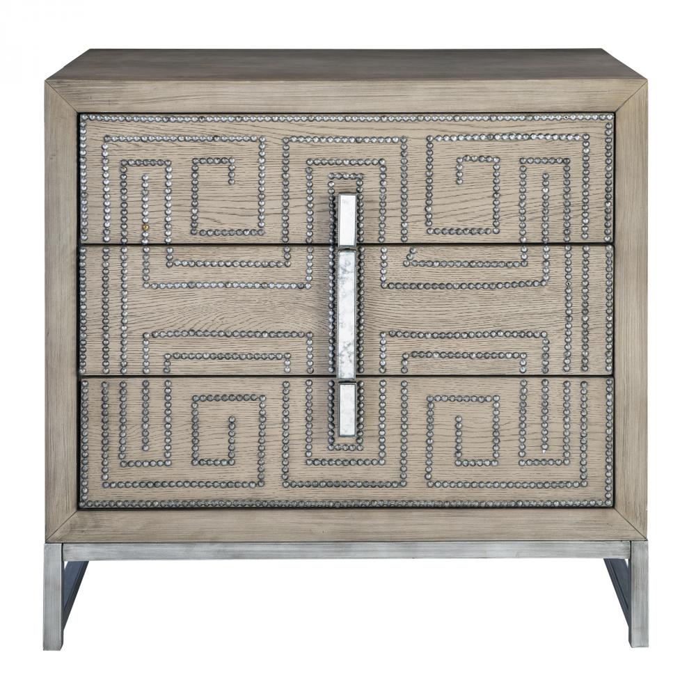 Uttermost Devya Gray Oak Accent Chest