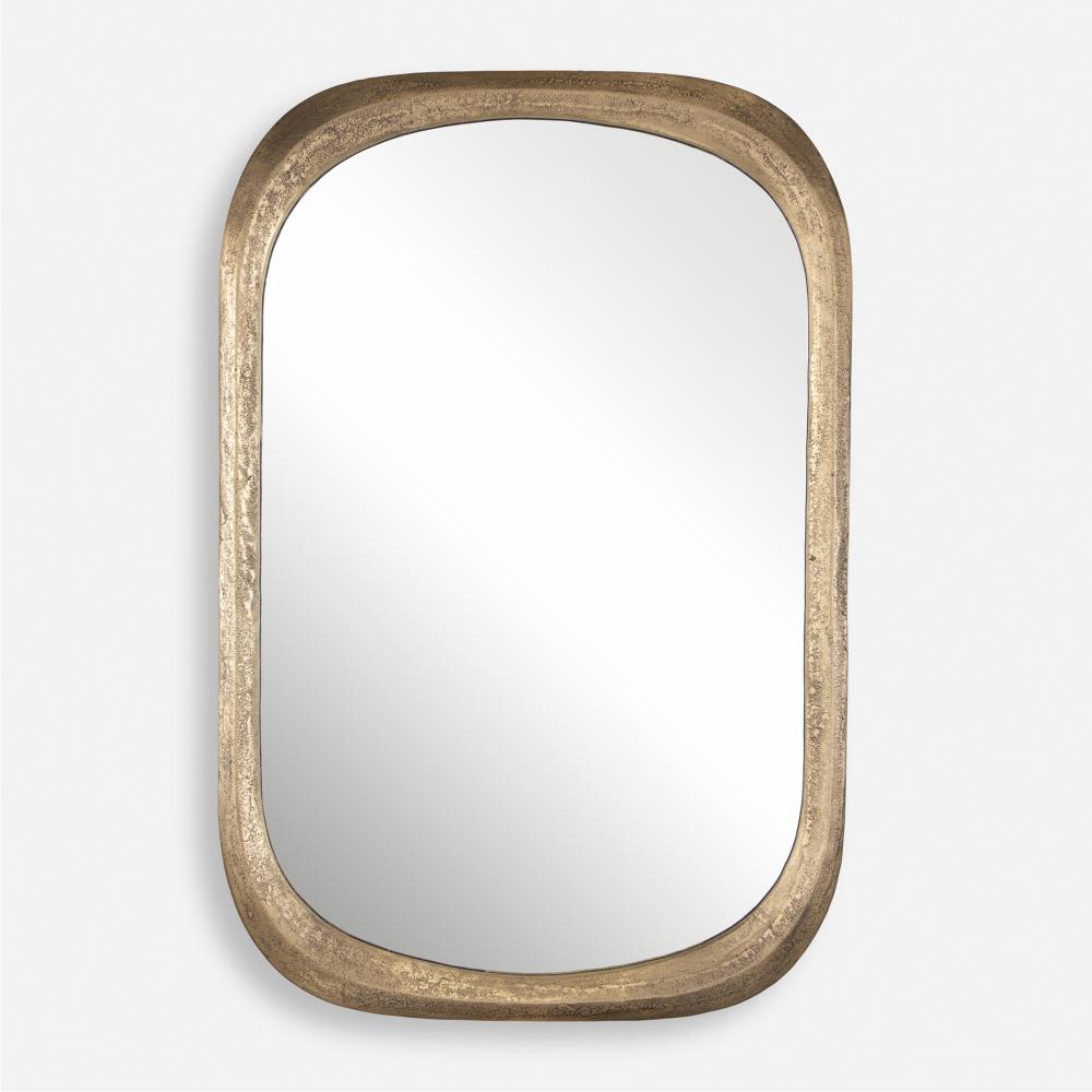 Uttermost Malone Brass Mirror