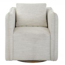 Uttermost 23729 - Uttermost Corben White Swivel Armchair