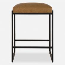 Uttermost 23446 - Uttermost Atticus Black Counter Stool