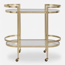 Uttermost 24246 - Isabelle Gold Bar Cart