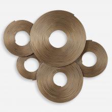 Uttermost 04201 - Uttermost Ahmet Gold Rings Wall Decor