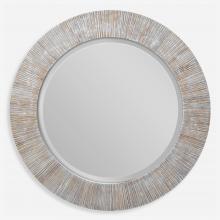 Uttermost 09785 - Repose Whitewash Round Mirror