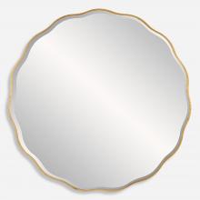 Uttermost 09943 - Aneta Large Gold Round Mirror