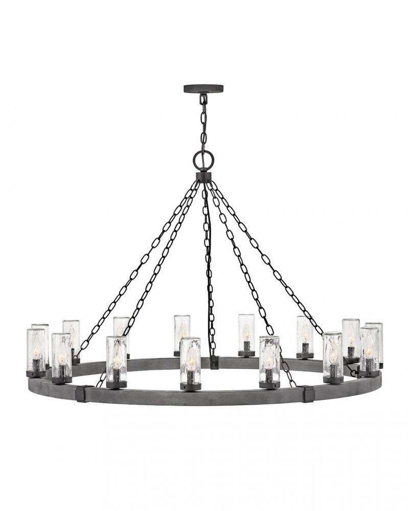 Large Single Tier Chandelier