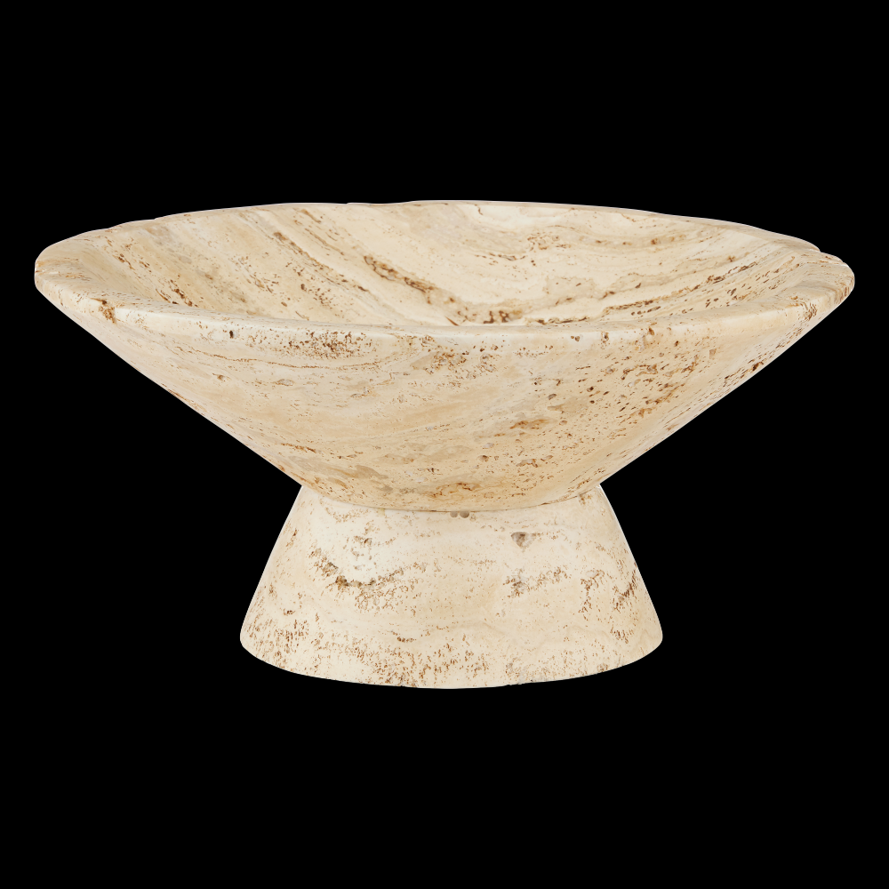 Lubo Travertine Large Bowl