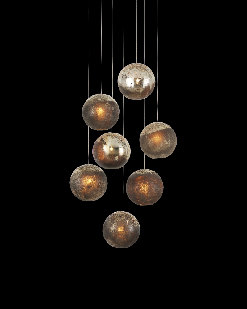 Pathos 7-Light Round Multi-Drop Pendant