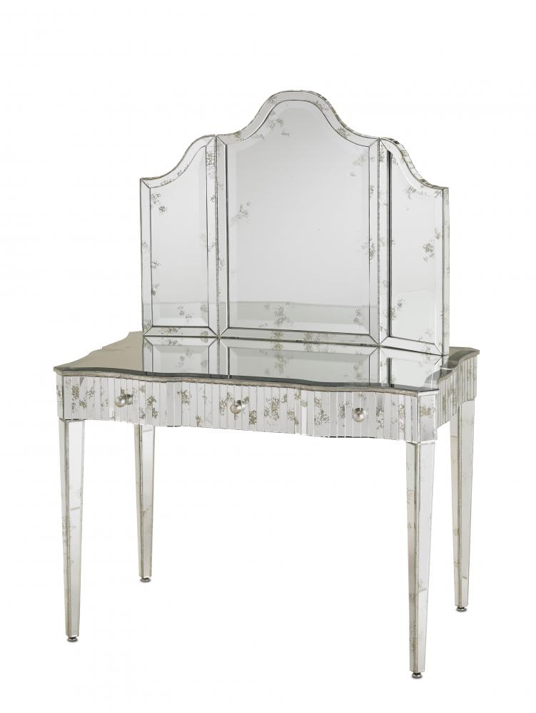 Gilda Silver Vanity Mirror