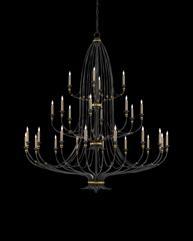 Folgate Grande Black Chandelie