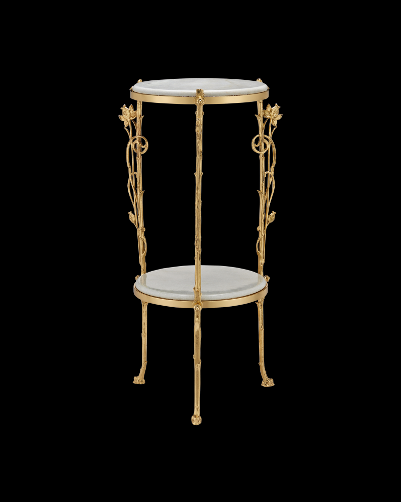 Fiore Marble Accent Table