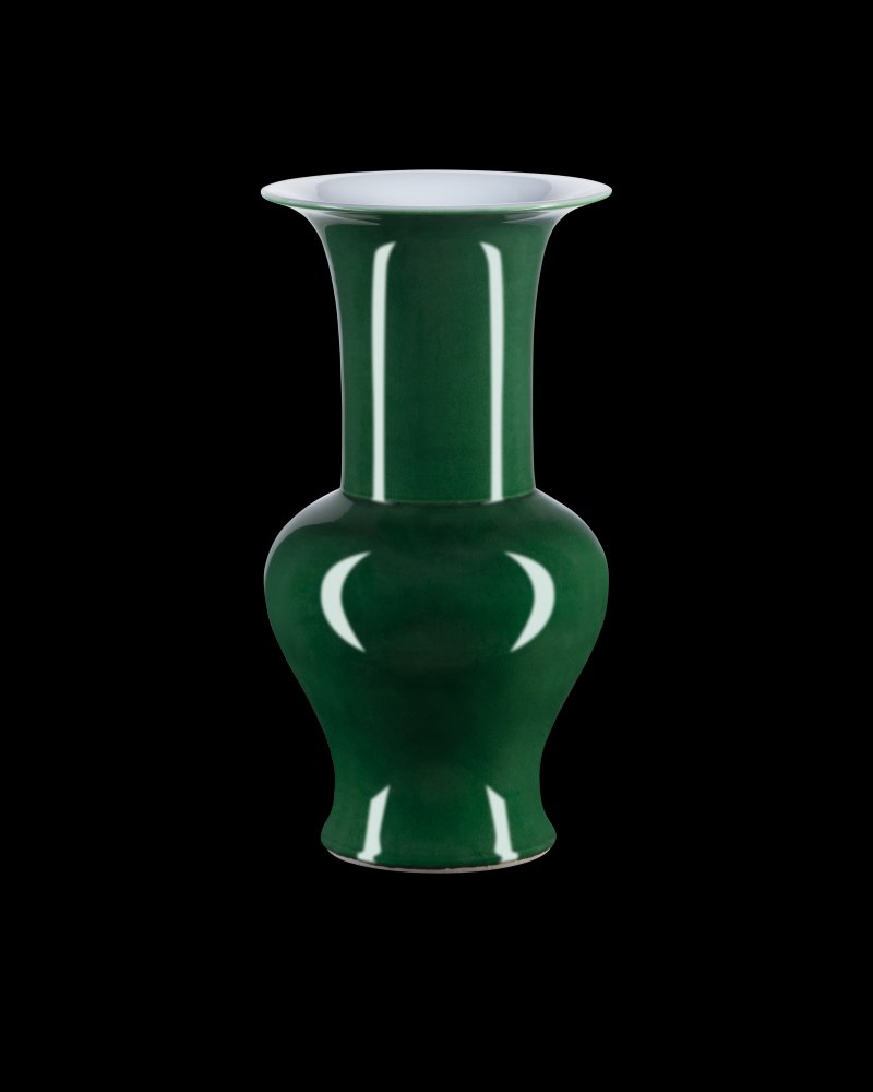 Imperial Green Corolla Vase