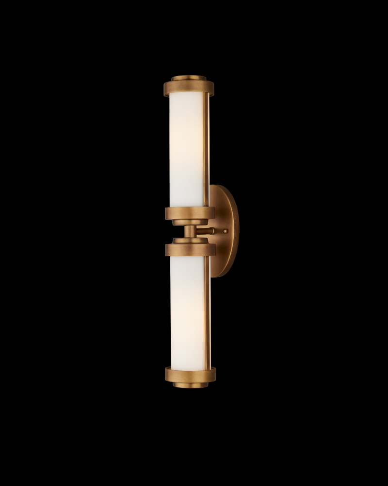 Bowland Brass Bath Wall Sconce