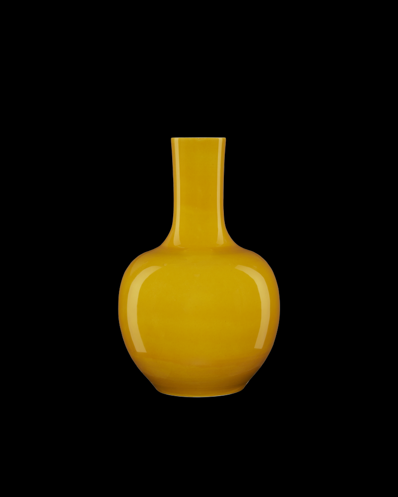 Imperial Yellow Long Neck Vase