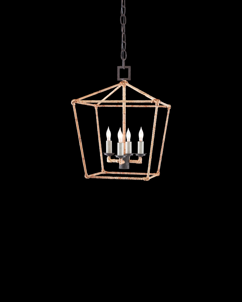 Denison Small Rattan Lantern