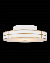 Currey 9999-0072 - Fielding White Flush Mount