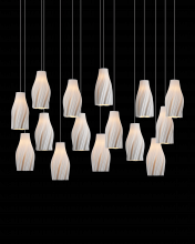 Currey 9000-1274 - Posh 15-Light Linear Multi-Drop Pendant