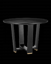 Currey 3000-0260 - Blake Black Dining Table