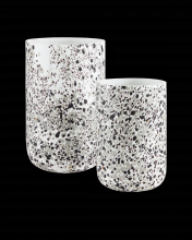 Currey 1200-0498 - Pari White Confetti Vase Set o