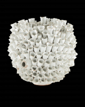 Currey 1200-0491 - Manitapi Medium White Vase