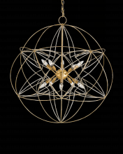 Currey 9840 - Zenda Gold Orb Chandelier