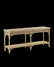 Currey 3000-0246 - Olisa Large Rope Console Table