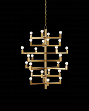 Currey 9000-0920 - Andre Medium Brass Chandelier