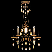 Fine Art Handcrafted Lighting 726040-1ST - Encased Gems 50"W Oblong Chandelier