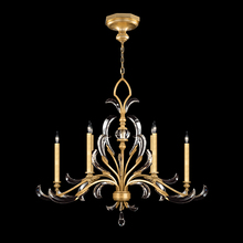 Fine Art Handcrafted Lighting 739240-SF3 - Beveled Arcs 44"W Oblong Chandelier